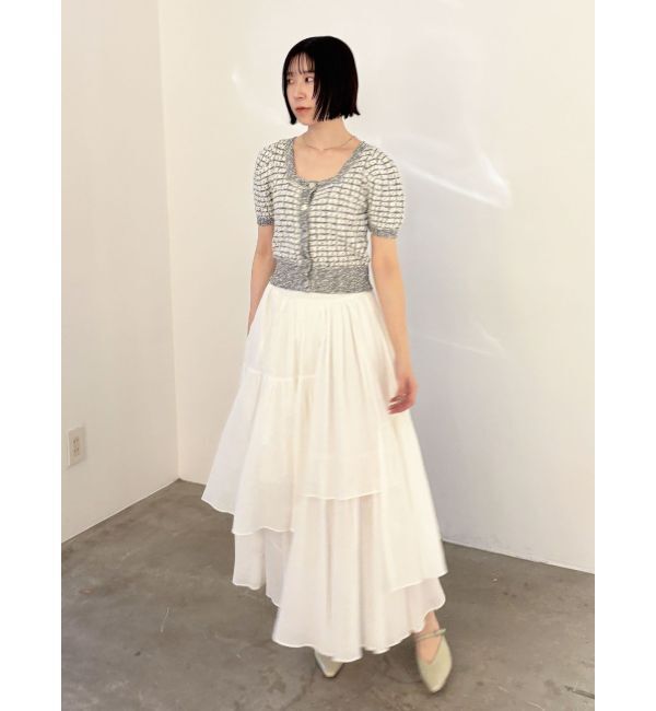 LAGUNAMOON「ツイードニットカーディガン」|カーディガン|