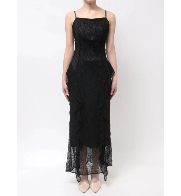 LAGUNAMOON「LADYレースフリルデザインボレロキャミワンピース」|ドレス|