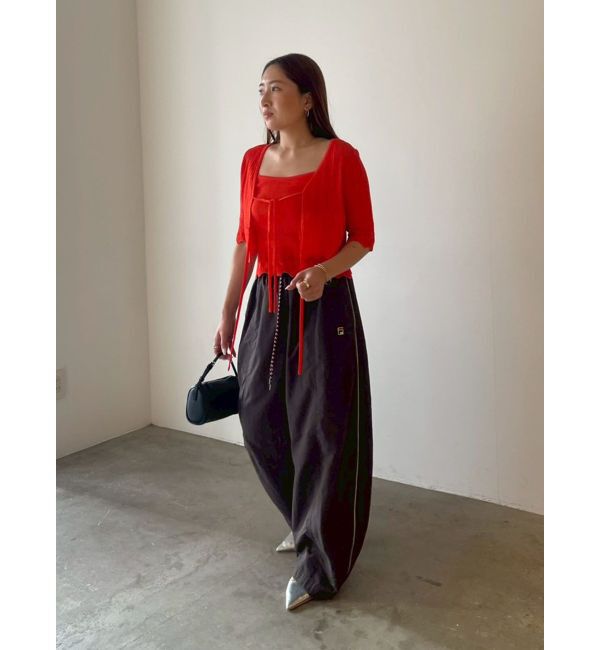 LAGUNAMOON「スカラップヘムレースニットアンサンブル」|ニット・セーター|