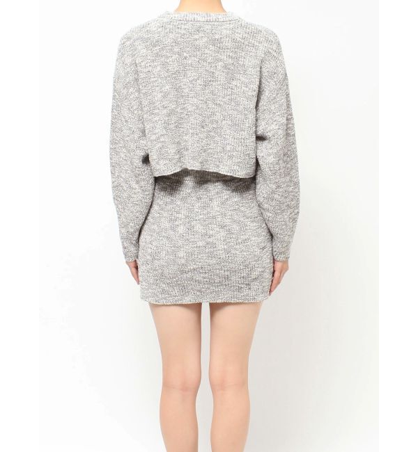 EVRIS「メランジニットセットアップ」|ワンピース|