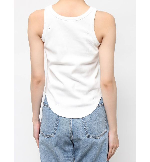 EVRIS「クラッシュデザイン刺繍タンクトップ」|タンクトップ|