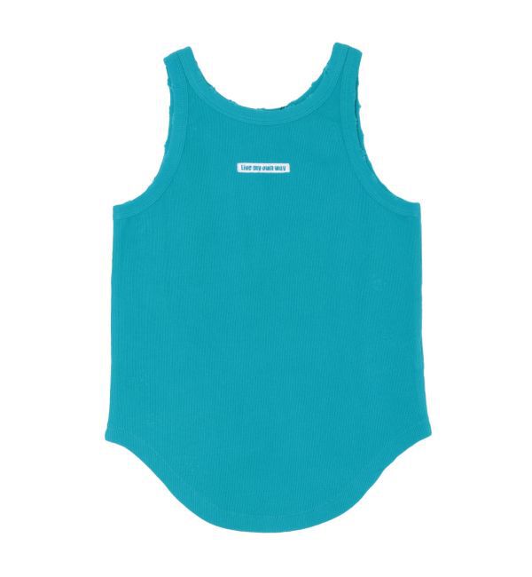 EVRIS「クラッシュデザイン刺繍タンクトップ」|タンクトップ|