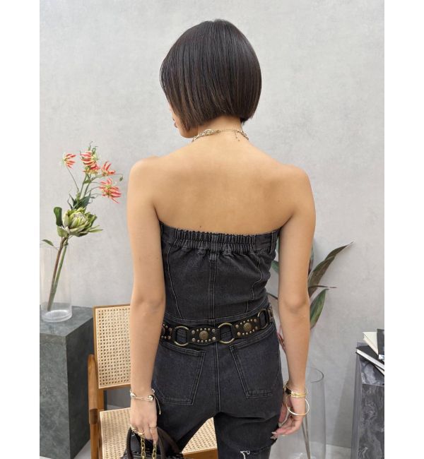 EVRIS「デニムベアロンパース」|オールインワン|