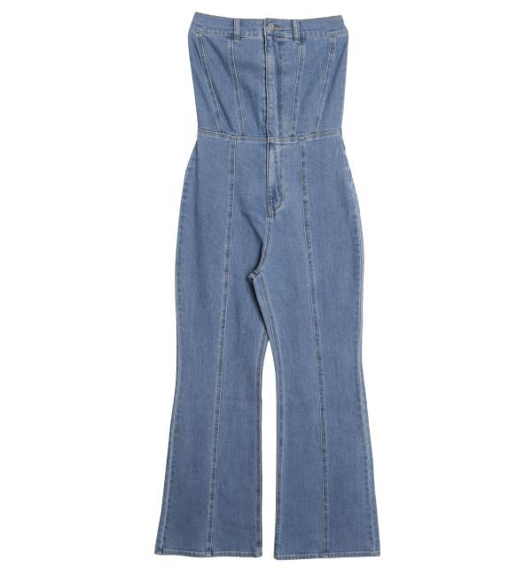 EVRIS「デニムベアロンパース」|オールインワン|