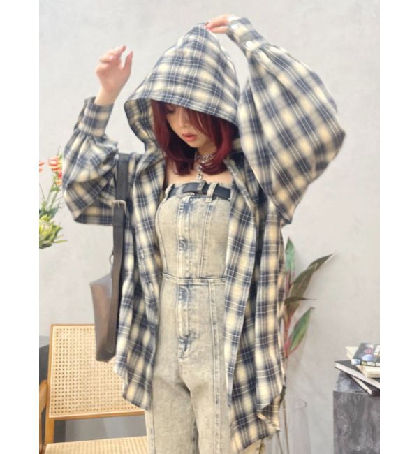 EVRIS「デニムベアロンパース」|オールインワン|