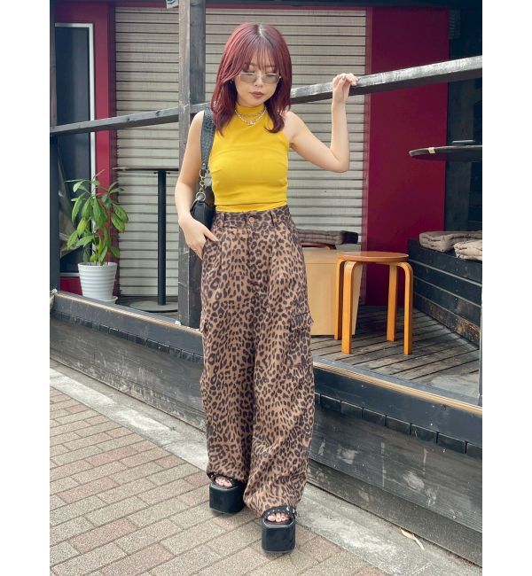 EVRIS「レオパードルーズカーゴパンツ」|その他|