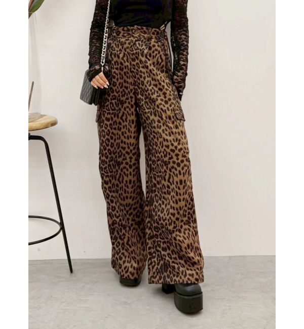 EVRIS「レオパードルーズカーゴパンツ」|その他|ミックス