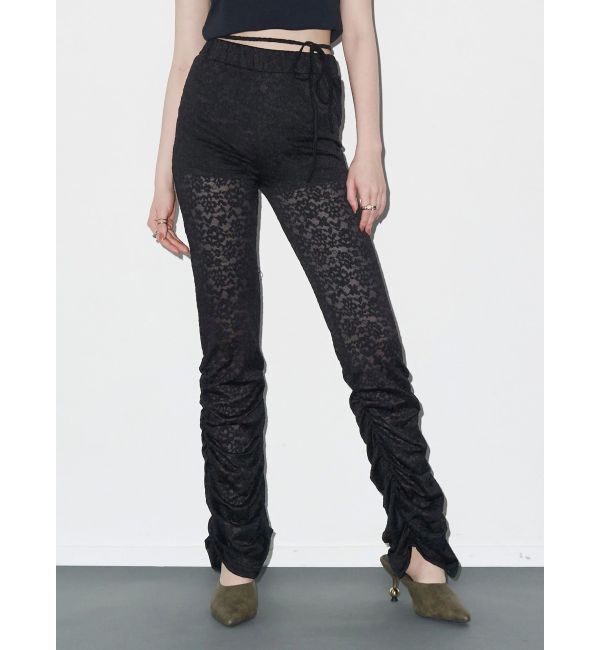 EVRIS「レースギャザーフレアレギンス」|その他|