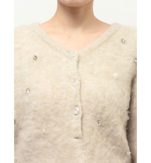 EVRIS「bijouシャギーニットロンパース」|オールインワン|