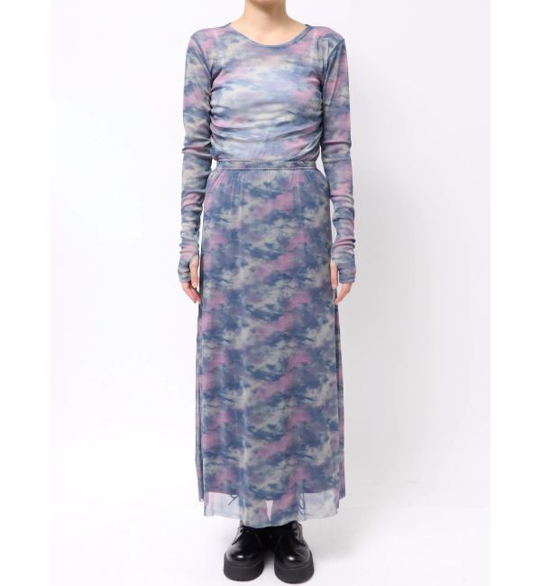 jouetie「ニュアンスパターンシアースカート」|スカート|