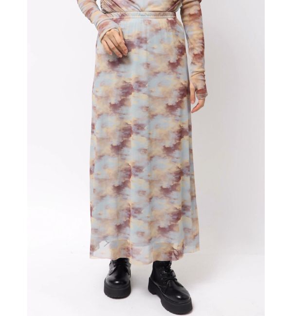 jouetie「ニュアンスパターンシアースカート」|スカート|