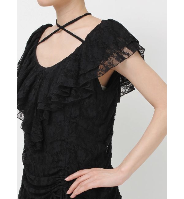 jouetie「フリルレースギャザーワンピース」|ワンピース|