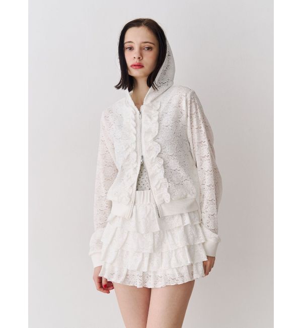 jouetie「レースティアードミニスカート【セットアップ対応】」|スカート|