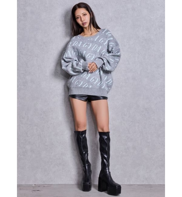 GYDA「ハイウエストフェイクレザーショートパンツ」|その他|