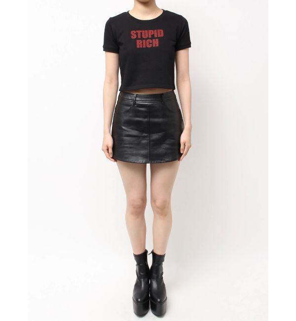 GYDA「STUPID RICH STONEショートTシャツ」|Tシャツ・カットソー|