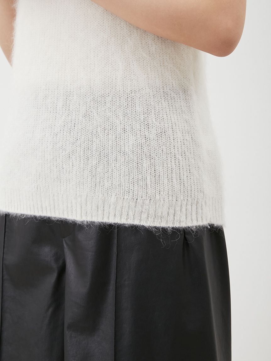 Mila Owen「クルーネックノースリニットトップス」|ニット・セーター|