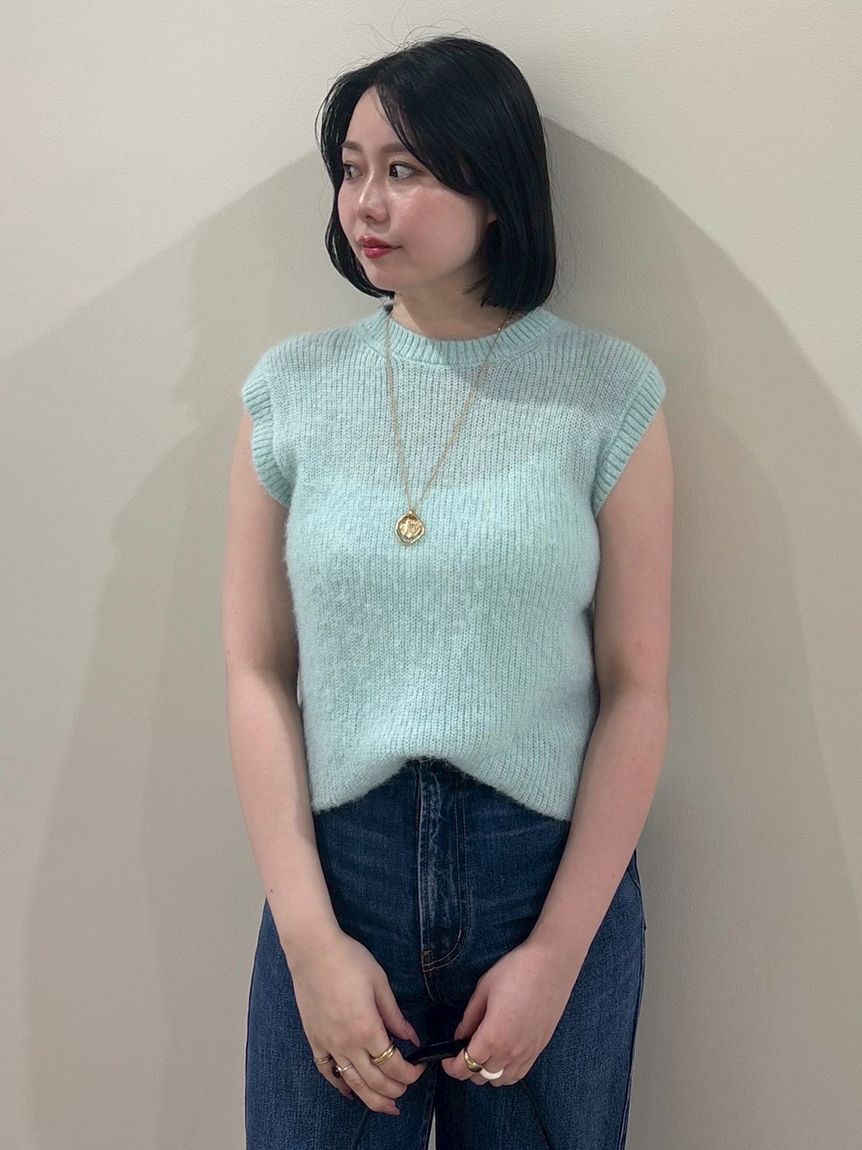 Mila Owen「クルーネックノースリニットトップス」|ニット・セーター|MNT