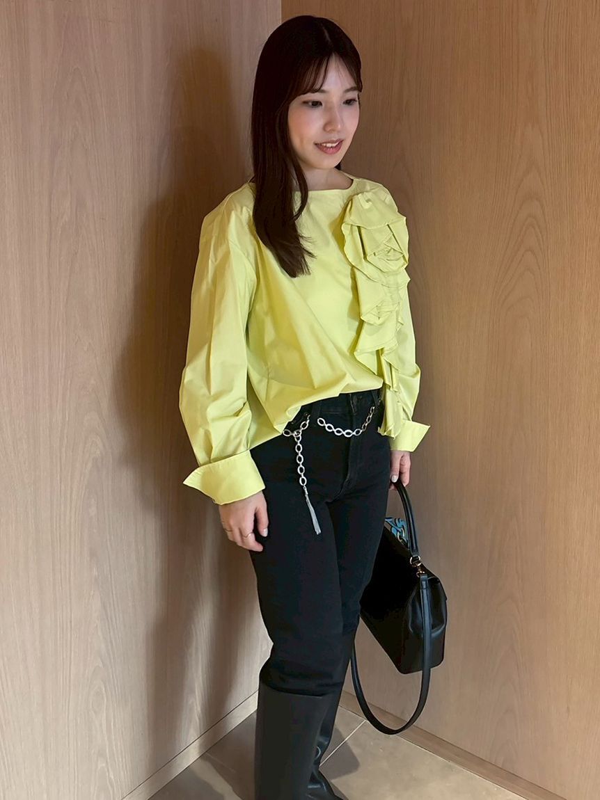 Mila Owen「フラワーモチーフブラウス」|シャツ・ブラウス|