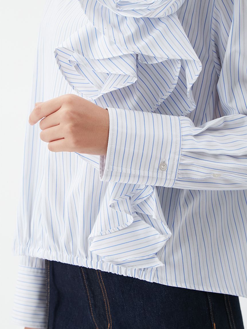 Mila Owen「フラワーモチーフブラウス」|シャツ・ブラウス|