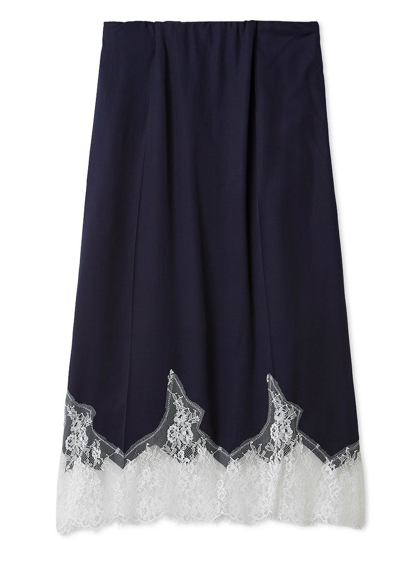 Mila Owen「レースヘムスカート」|スカート|