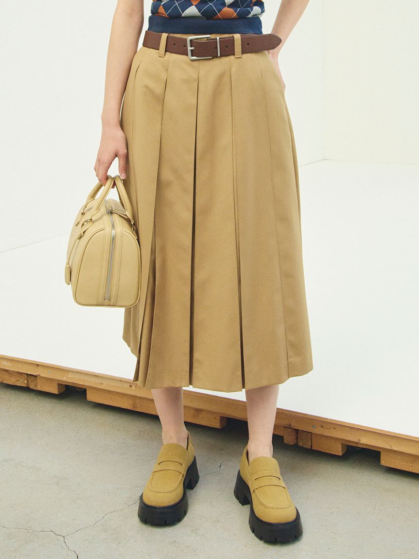 Mila Owen「プリーツタックスカート」|スカート|
