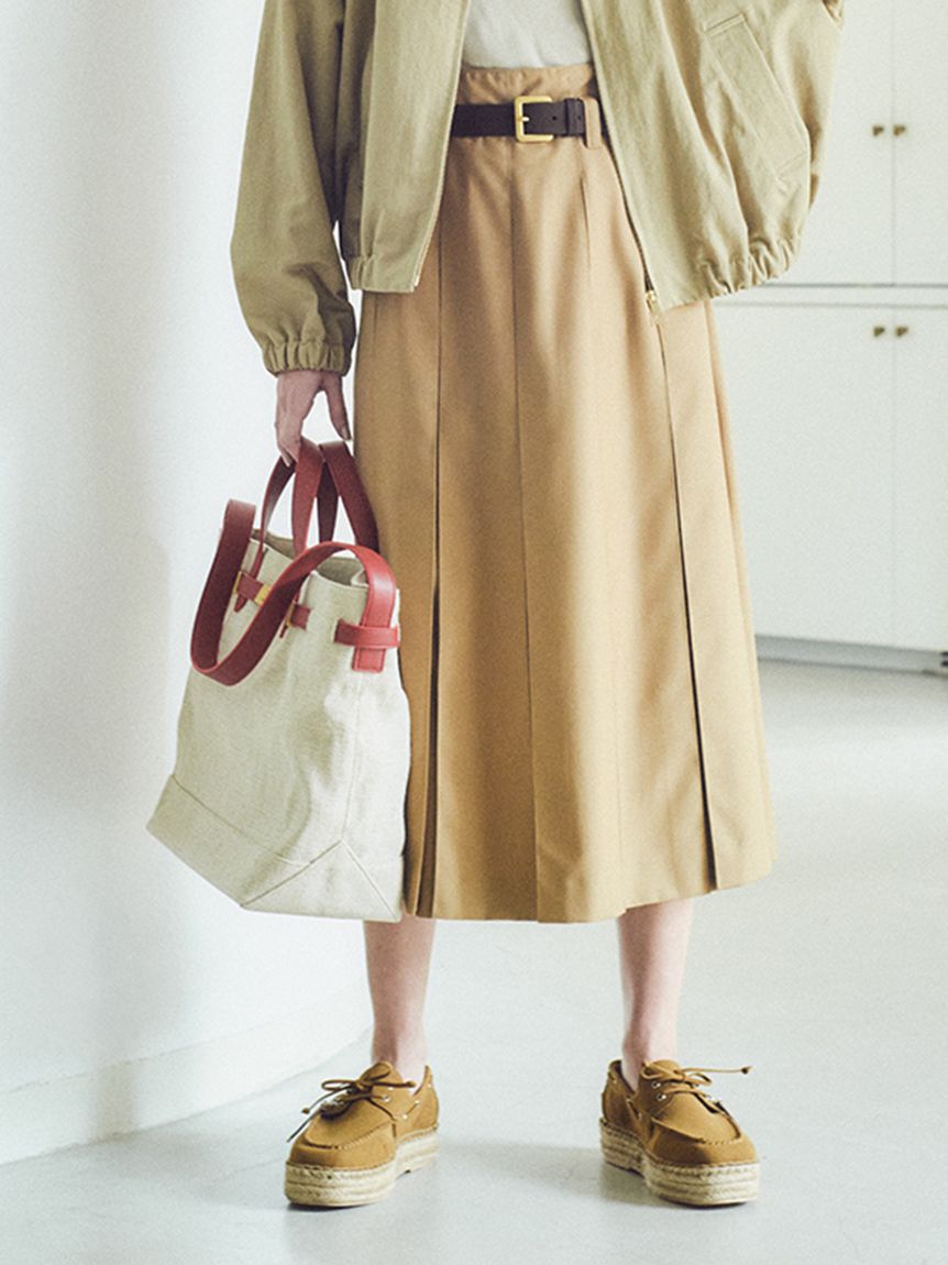 Mila Owen「プリーツタックスカート」|スカート|CML