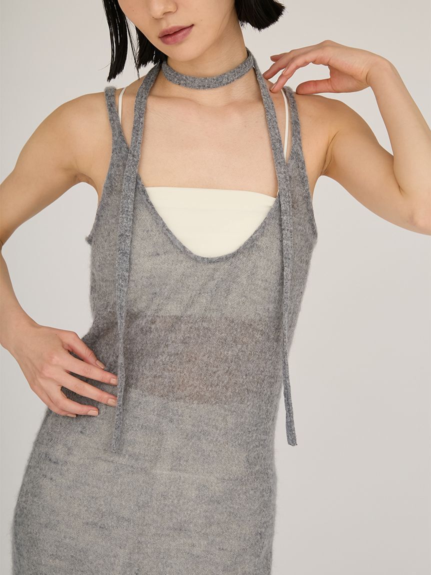 emmi atelier「2wayモヘアニットキャミワンピース」|ワンピース|