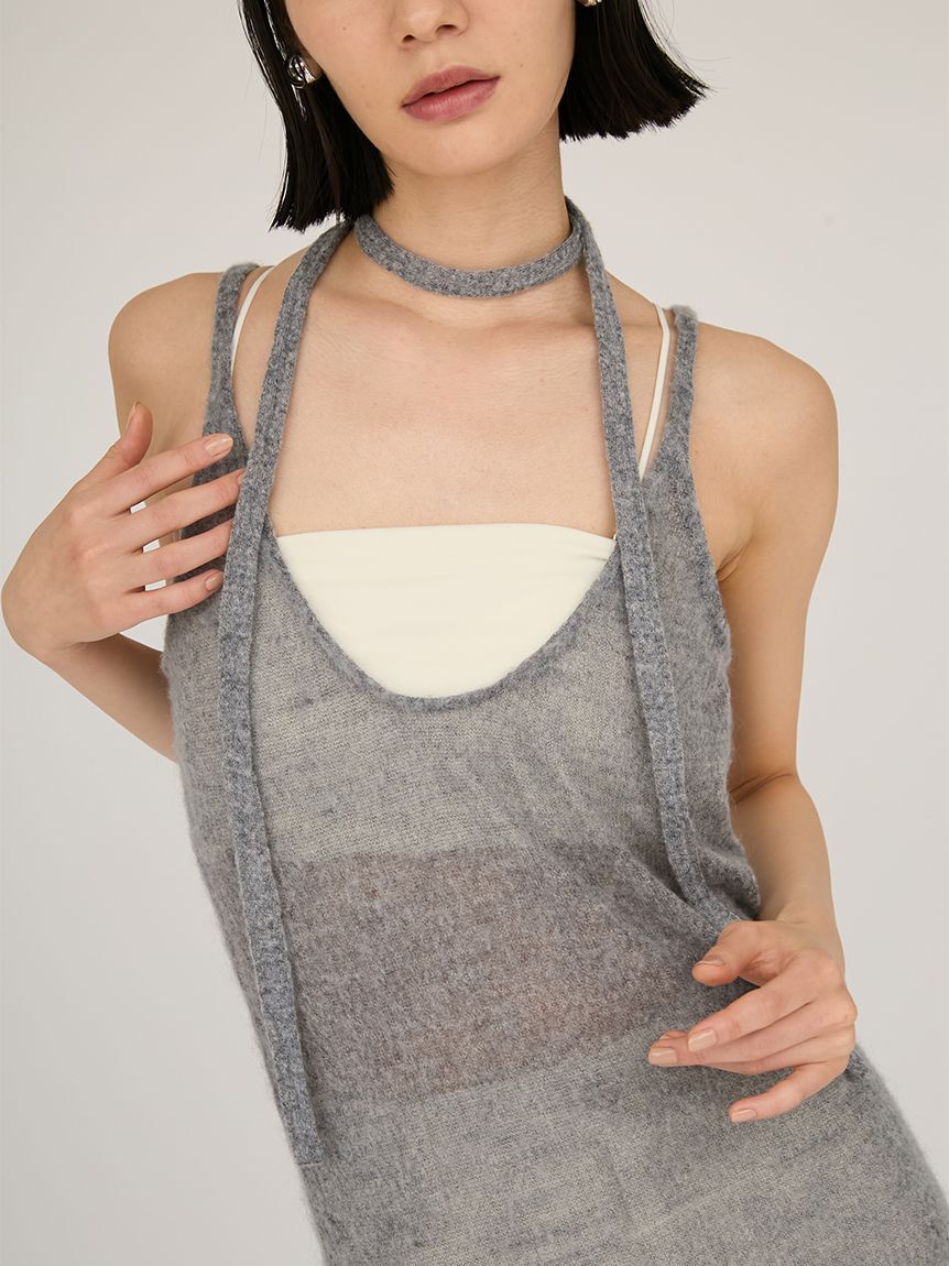 emmi atelier「2wayモヘアニットキャミワンピース」|ワンピース|