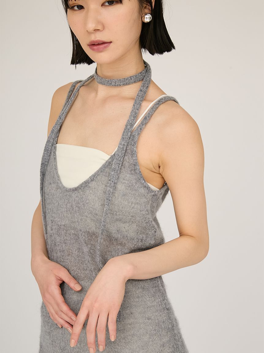 emmi atelier「2wayモヘアニットキャミワンピース」|ワンピース|