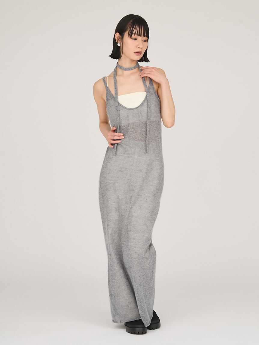 emmi atelier「2wayモヘアニットキャミワンピース」|ワンピース|