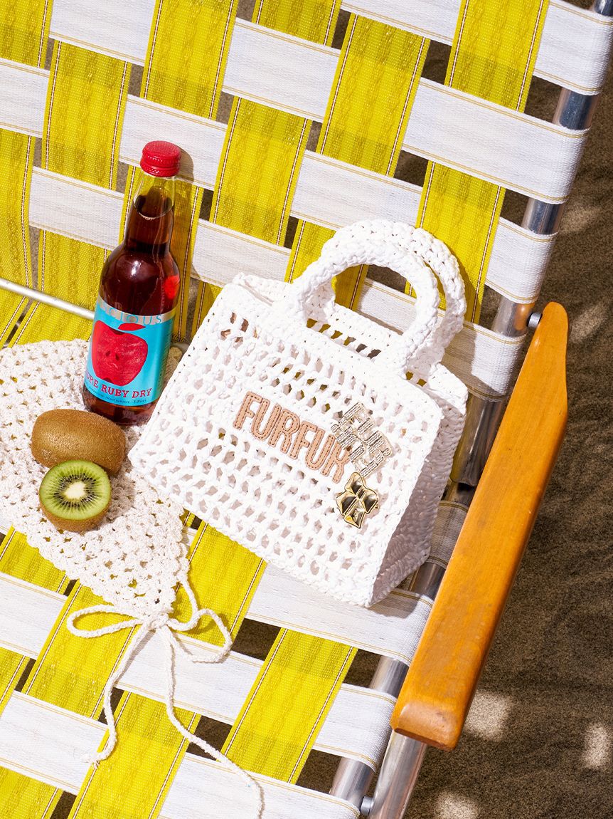 FURFUR「【限定カラー】ラフィアロゴトートバッグ」|トートバッグ|