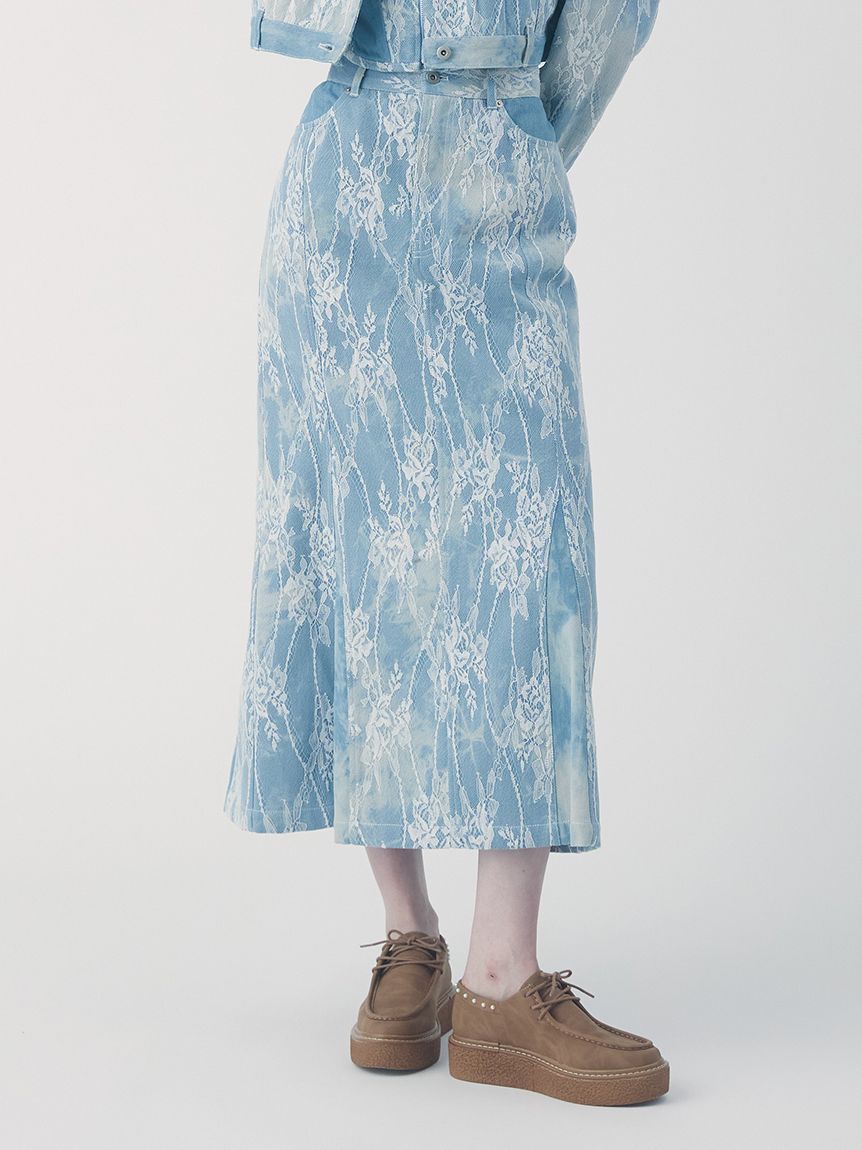 FURFUR「マルチマテリアルマーメイドスカート」|スカート|