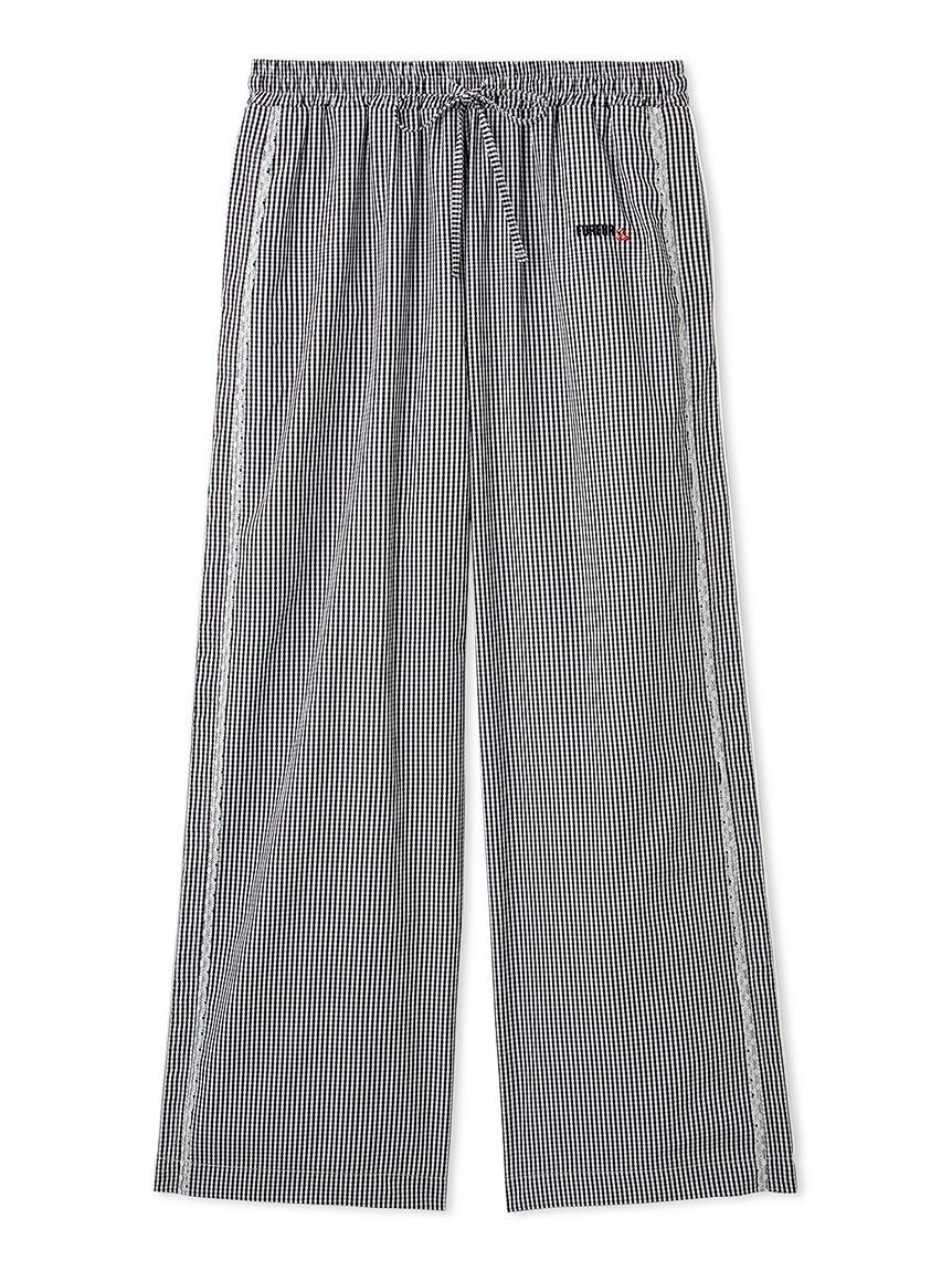 FURFUR「【WEB・一部店舗限定カラー】ギンガムチェックパジャマパンツ」|チノ|BLK