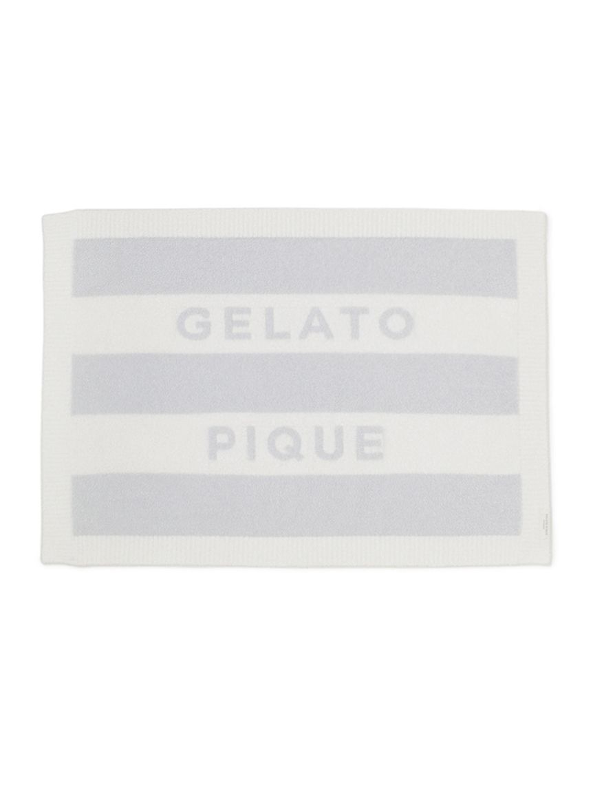  GELATO PIQUE CAT&DOG「【CAT&DOG】スムーズィー2ボーダーブランケット」|その他|BLU