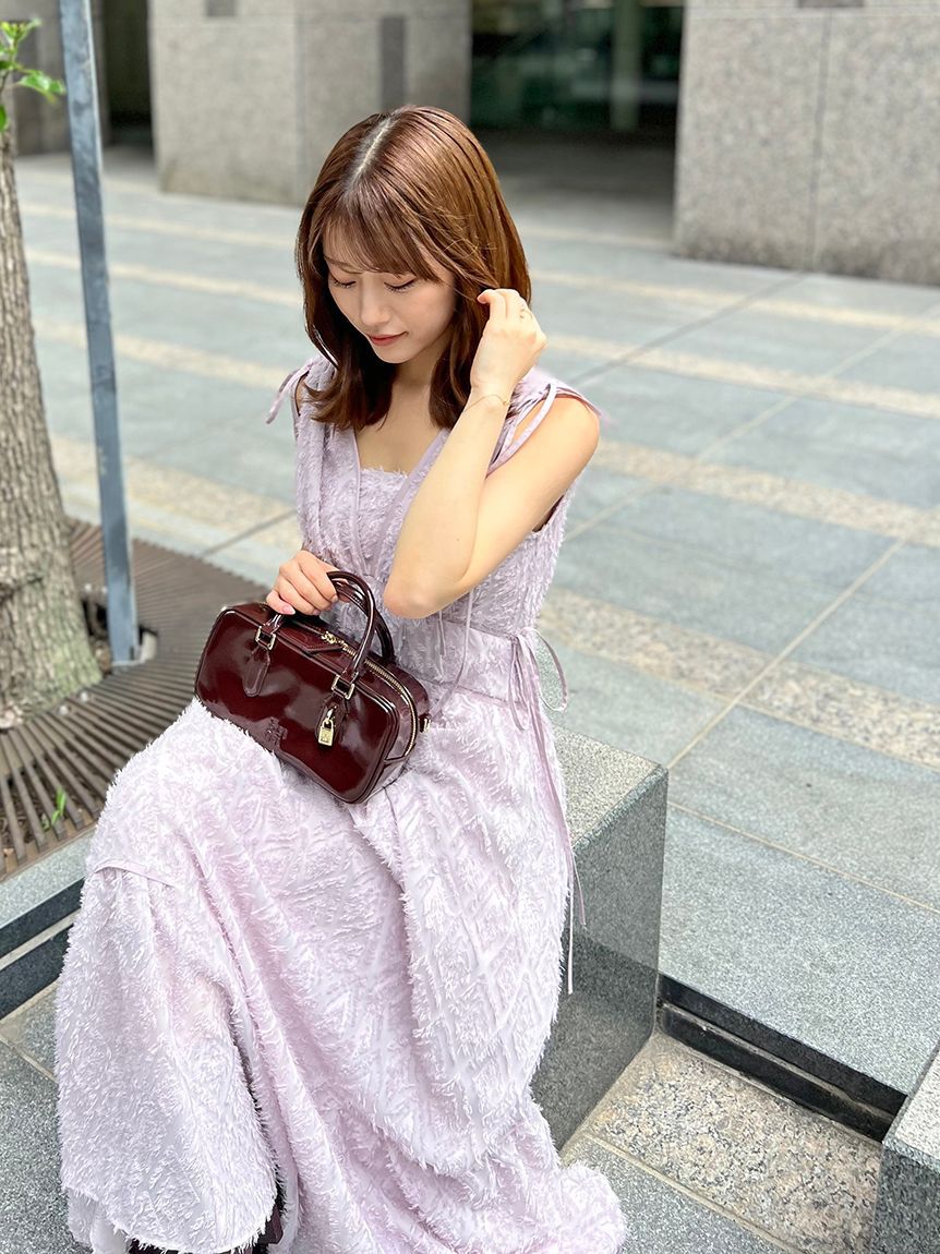 SNIDEL「【00サイズあり】ジャガードドロストディティールワンピース」|ワンピース|