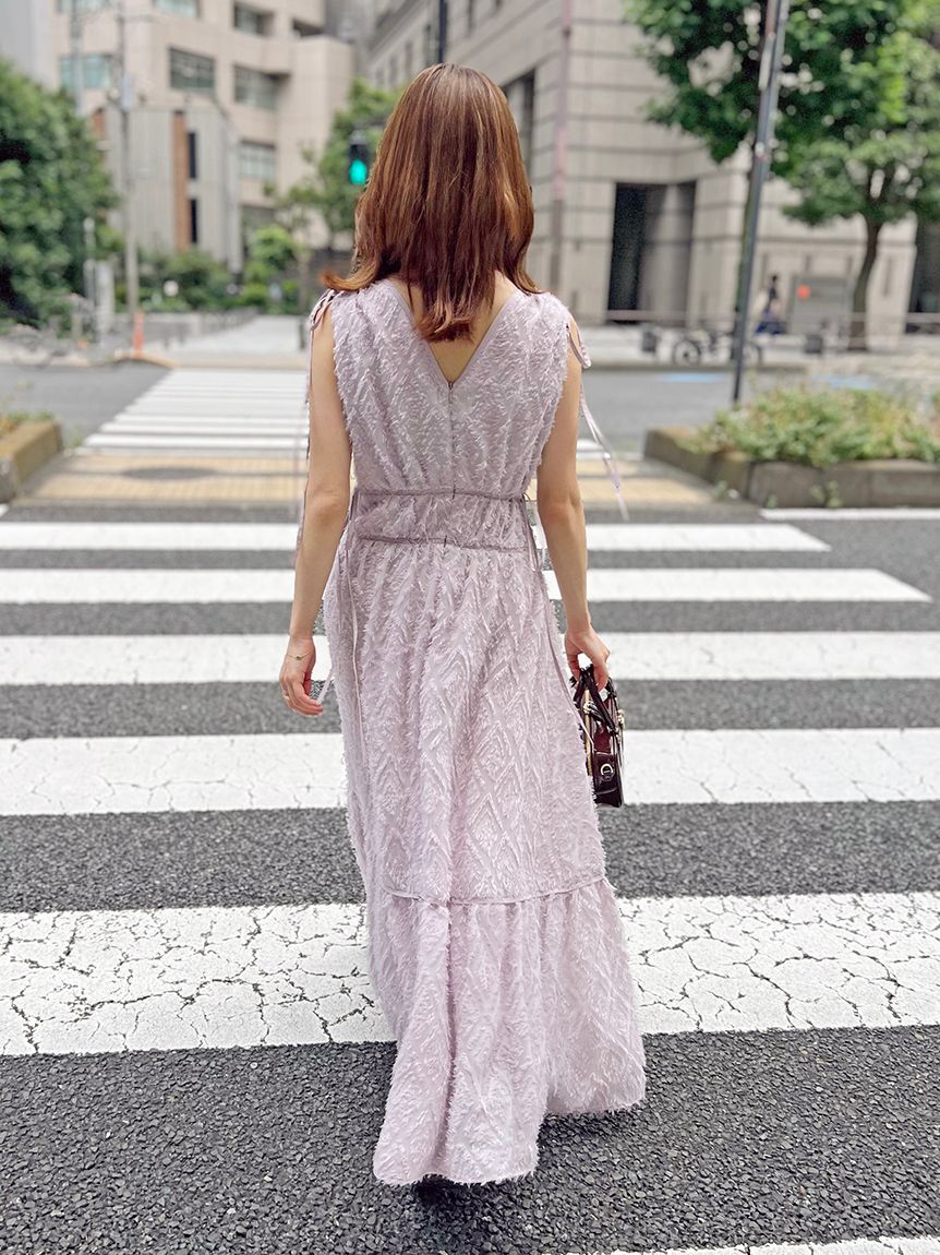 SNIDEL「【00サイズあり】ジャガードドロストディティールワンピース」|ワンピース|