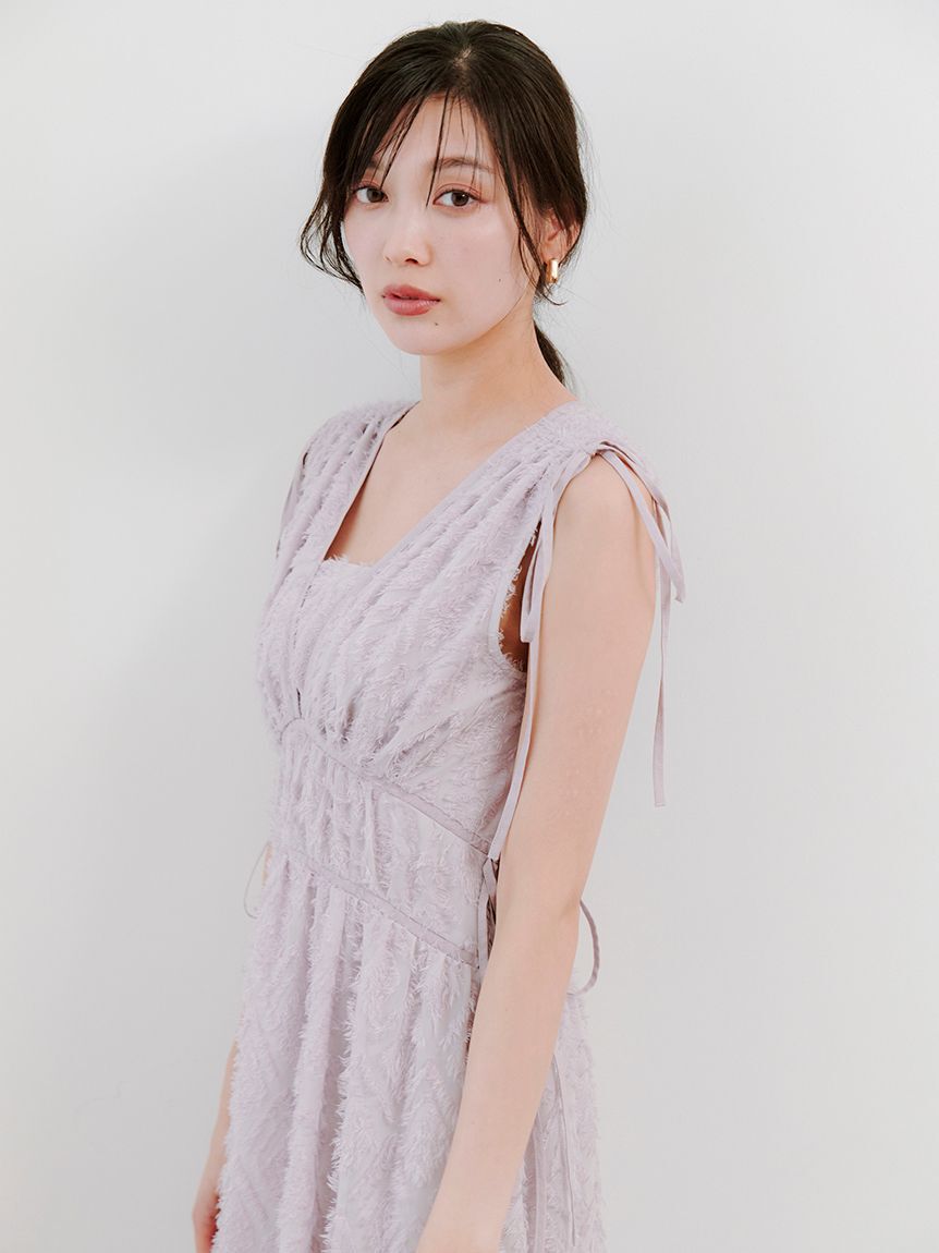 SNIDEL「【00サイズあり】ジャガードドロストディティールワンピース」|ワンピース|