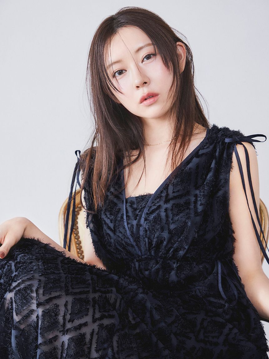 SNIDEL「【00サイズあり】ジャガードドロストディティールワンピース」|ワンピース|