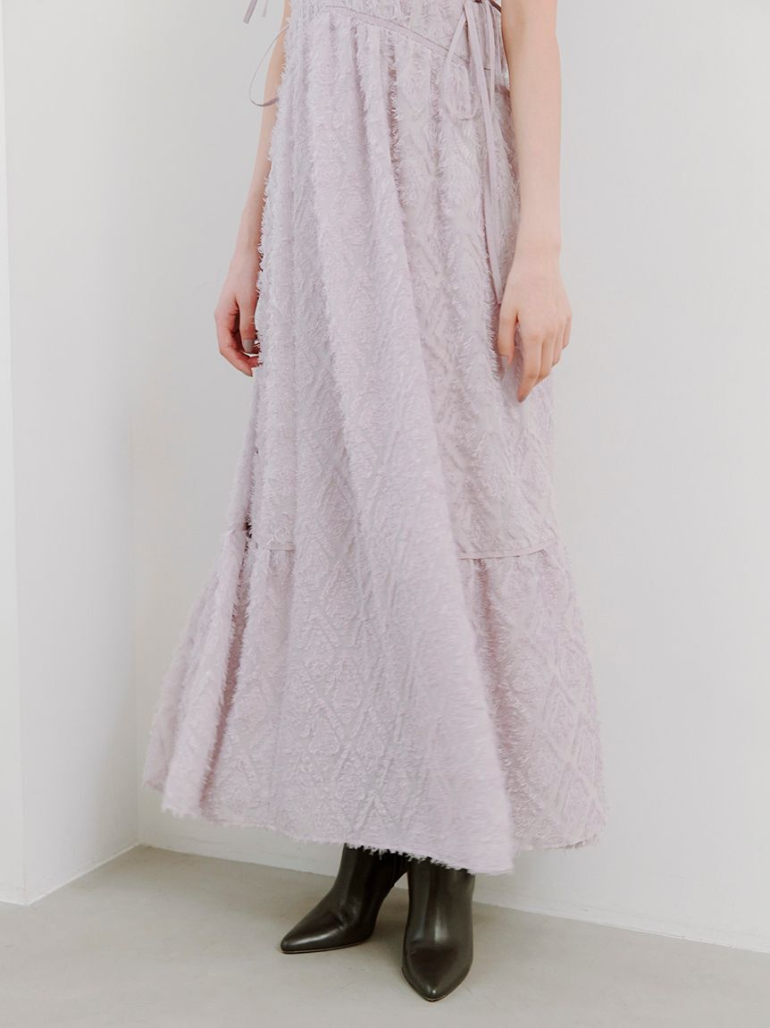 SNIDEL「【00サイズあり】ジャガードドロストディティールワンピース」|ワンピース|