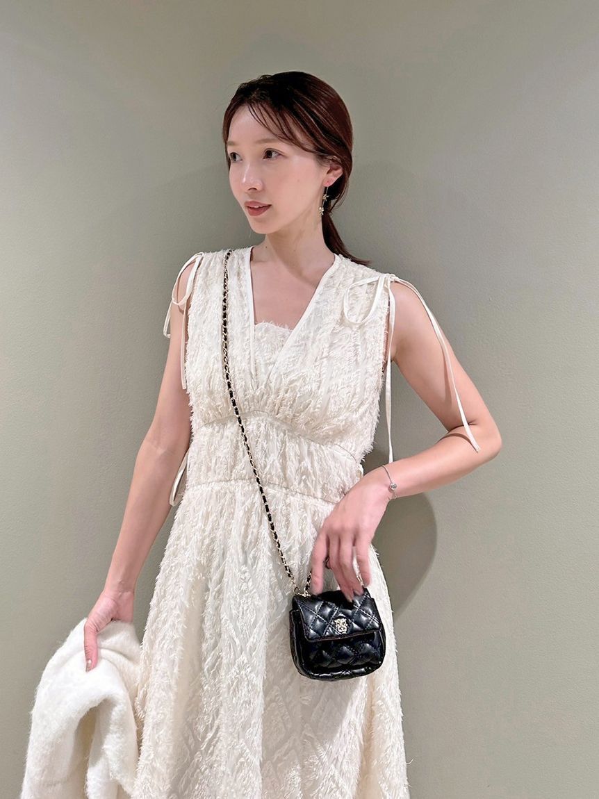 SNIDEL「【00サイズあり】ジャガードドロストディティールワンピース」|ワンピース|