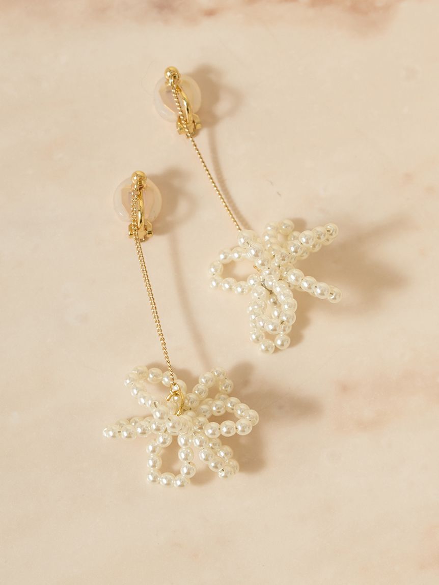 SNIDEL「パールビーズバリエイヤリング」|イヤリング|B