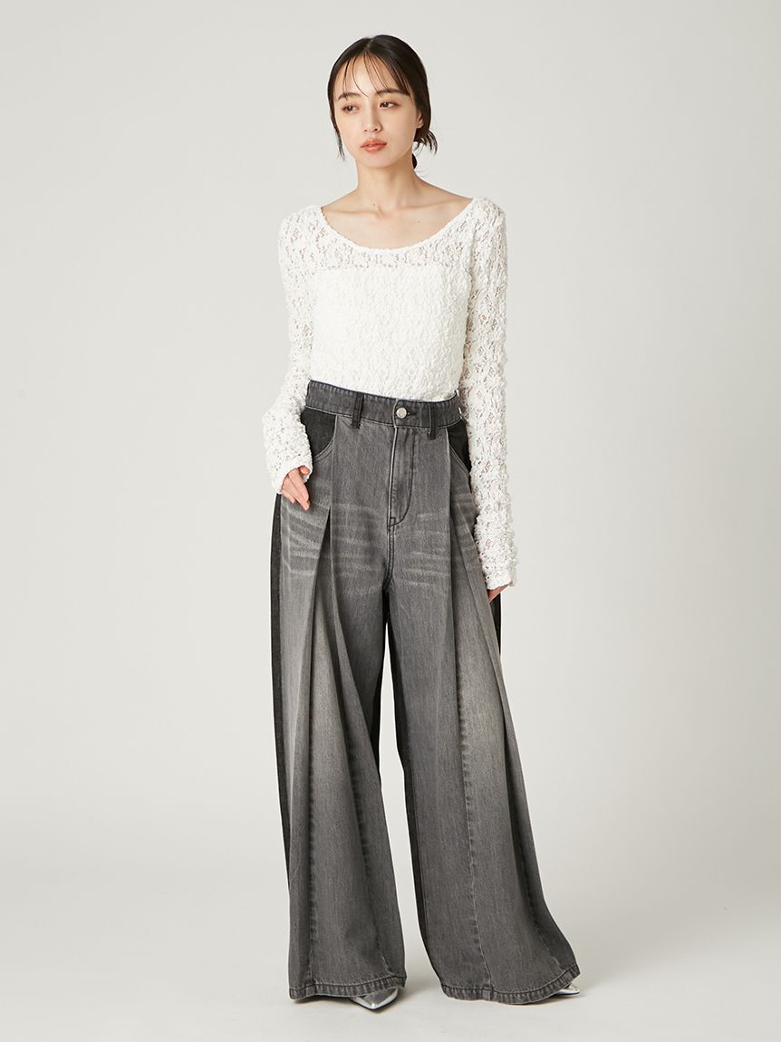 FRAY I.D「2wayスクエアネックレーストップス」|Tシャツ・カットソー|