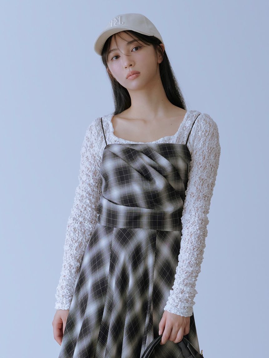 FRAY I.D「2wayスクエアネックレーストップス」|Tシャツ・カットソー|