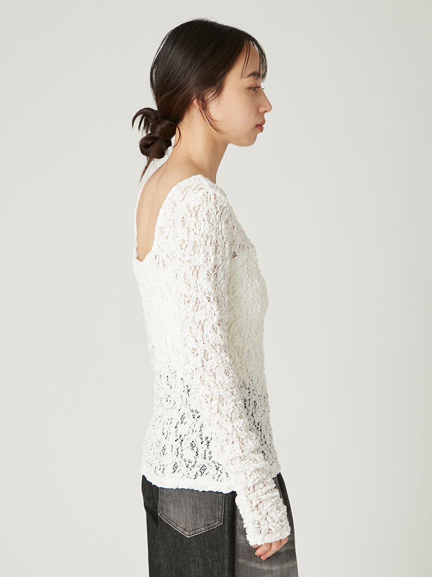 FRAY I.D「2wayスクエアネックレーストップス」|Tシャツ・カットソー|