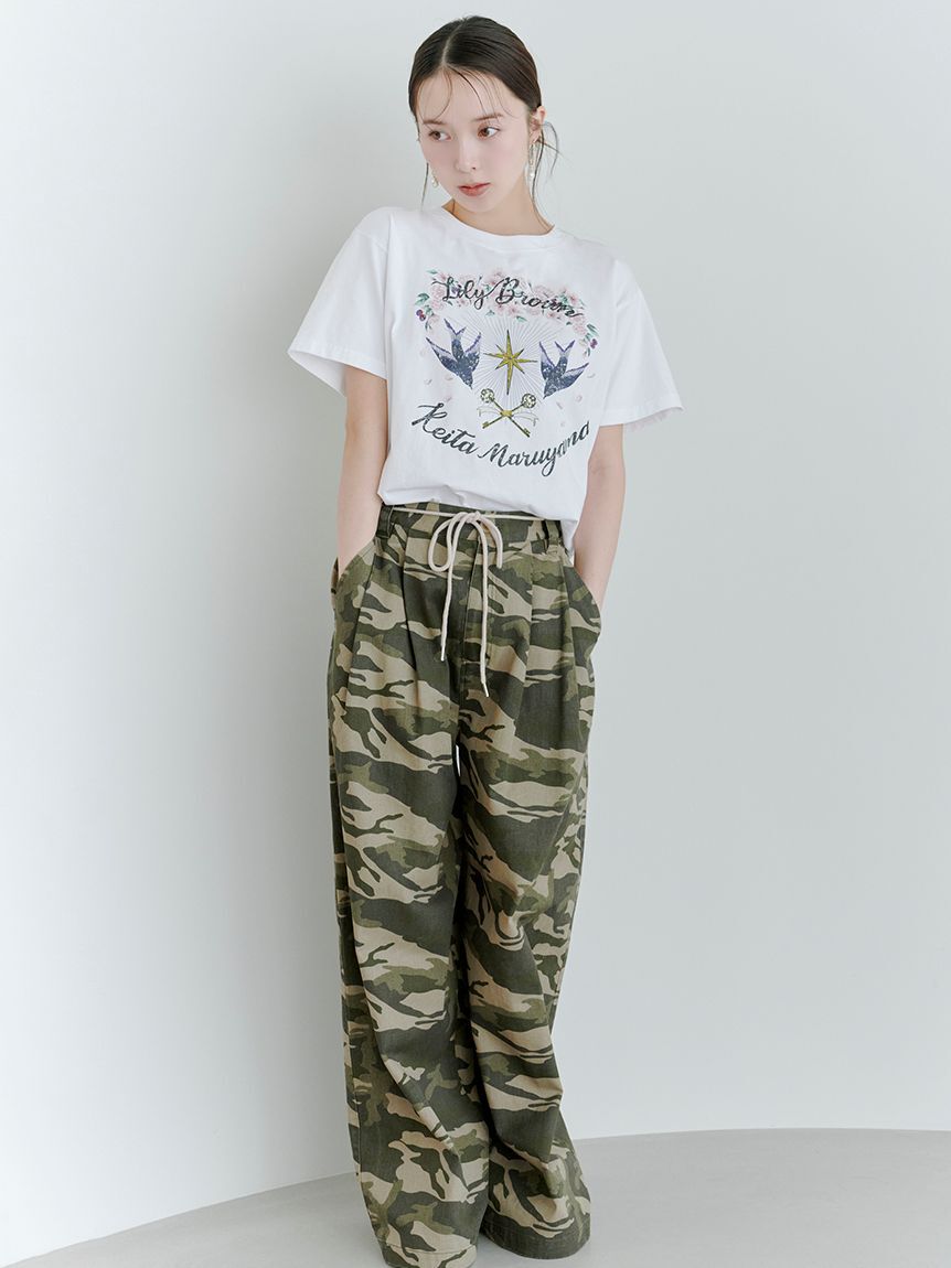 LILY BROWN「【LILY BROWN&times;KEITA MARUYAMA】グラフィックTシャツ」|Tシャツ・カットソー|