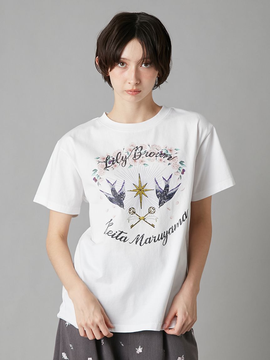 LILY BROWN「【LILY BROWN&times;KEITA MARUYAMA】グラフィックTシャツ」|Tシャツ・カットソー|