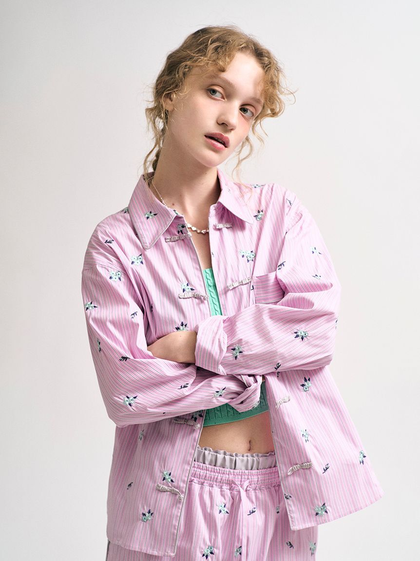 LILY BROWN「【LILY BROWN&times;KEITA MARUYAMA】アームウォーマ付きニットベアトップ」|ニット・セーター|