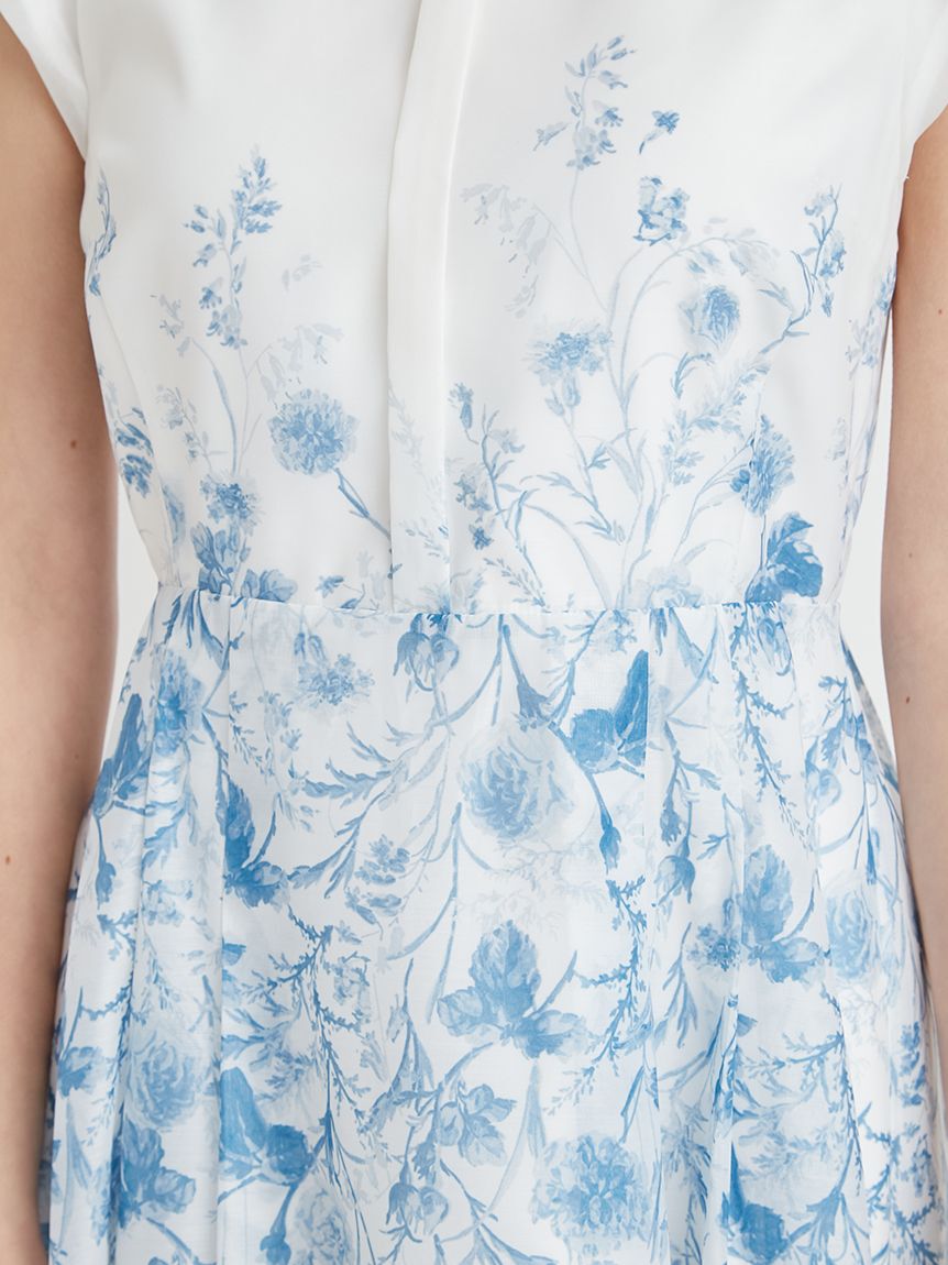 CELFORD「【洗える】パネルフラワーワンピース」|ワンピース|