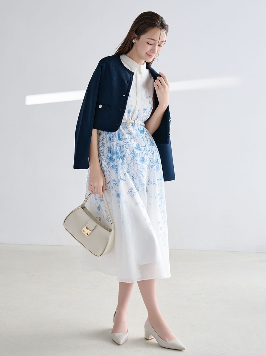 CELFORD「【洗える】パネルフラワーワンピース」|ワンピース|