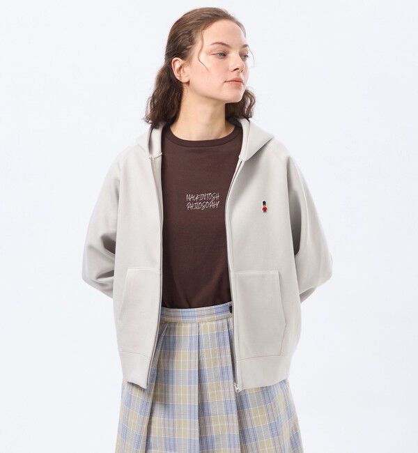 MACKINTOSH PHILOSOPHY「バッキンガムベア　ダンボールジップパーカー」|Tシャツ・カットソー|グレー